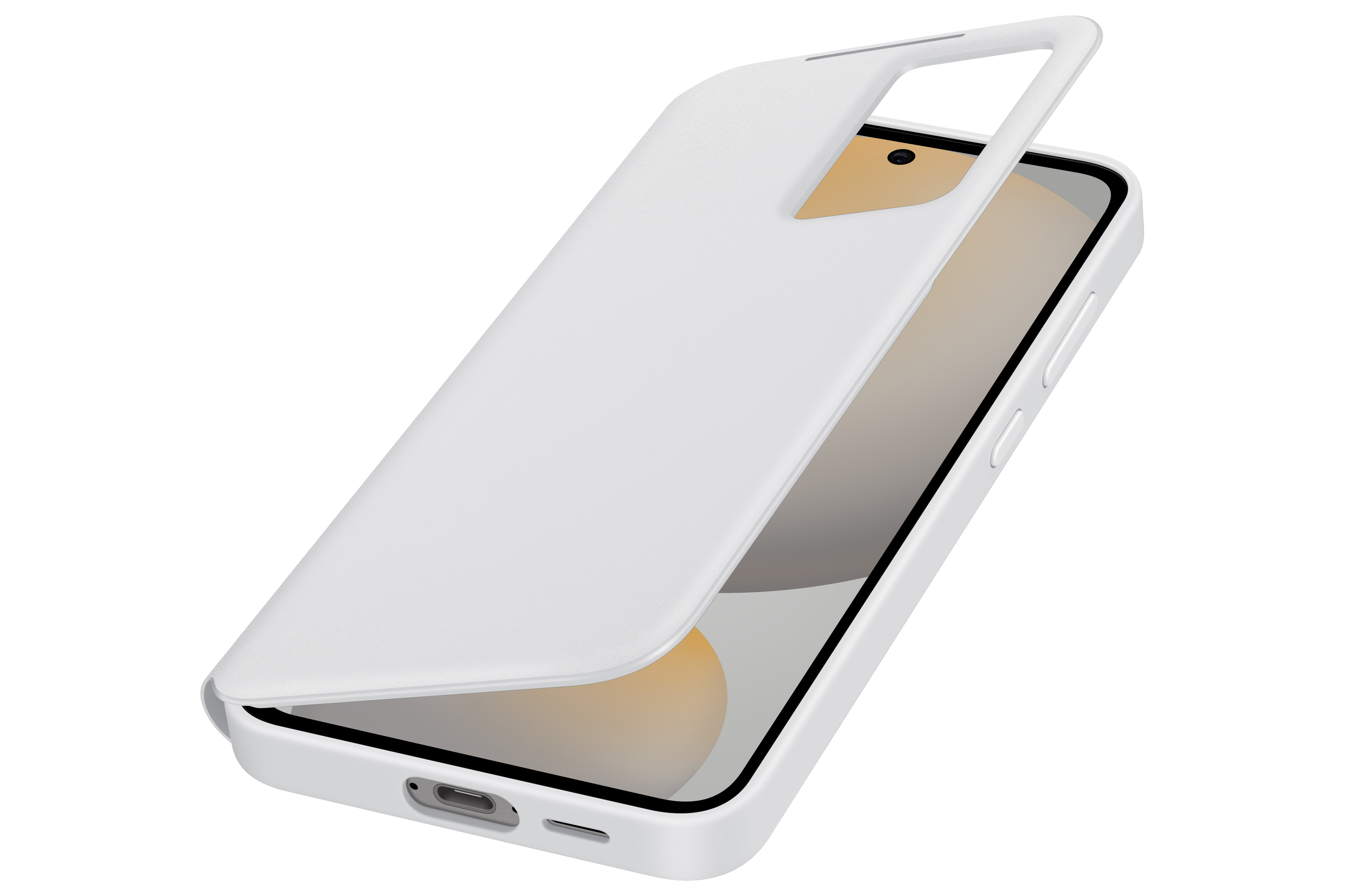 Galaxy S24 FE Smart View Book Cover Flipcase Hülle (EF-ZS721CWEGWW) - Weiss