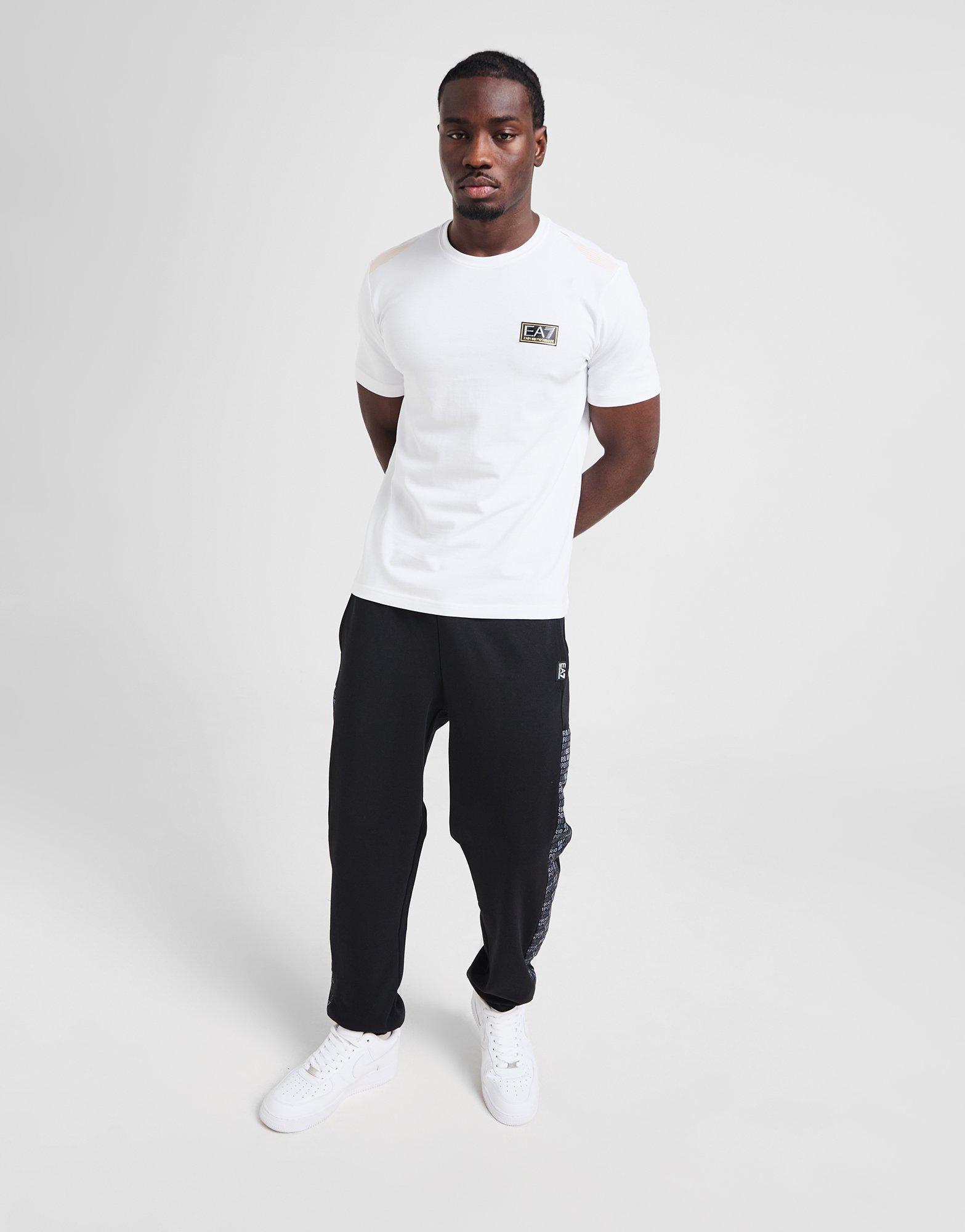 EA7 Emporio Armani T-shirt piqué 7 lignes
