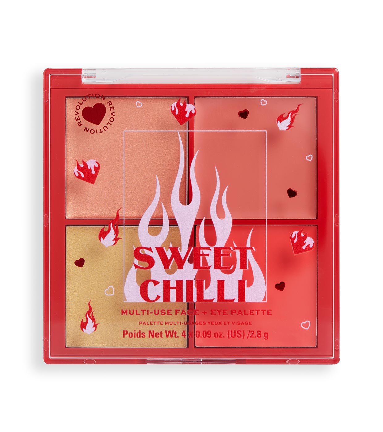 I Heart Revolution - *Sweet Chilli* - Paleta multiuso para rosto e olhos