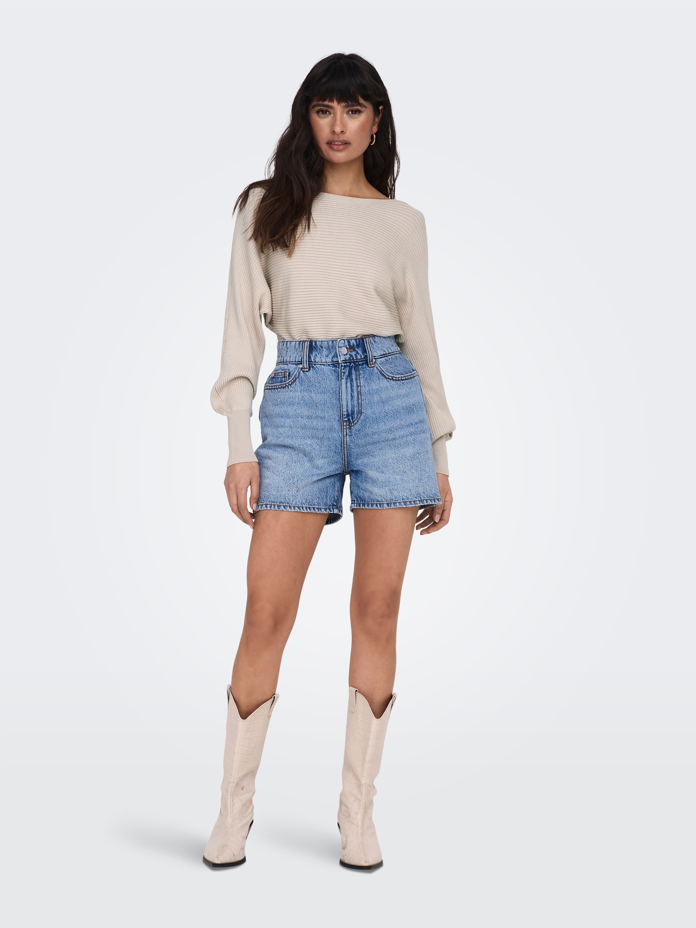 ONLY Strickpullover »ONLADALINE L/S SHORT PULLO KNT NOOS«