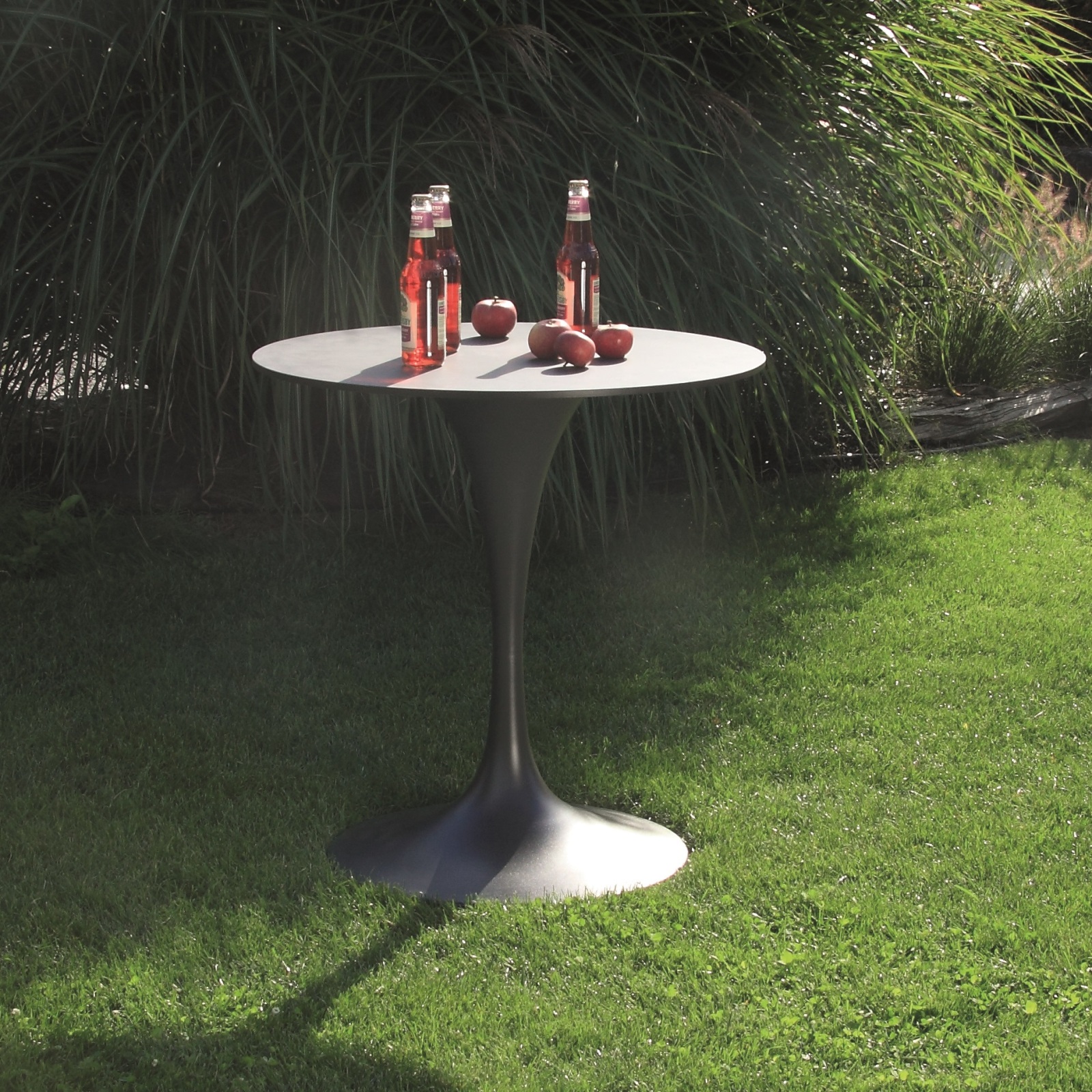 Gartentisch - anthrazit - 70 cm