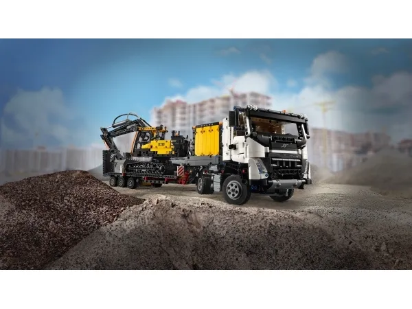 LEGO Technic 42175 Volvo FMX-lastbil og EC230 elektrisk gravemaskine