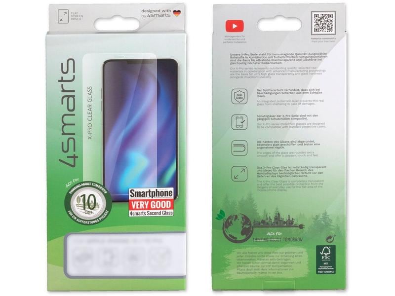4smarts Displayschutz Second Glass X-Pro Clear Galaxy A33/A Displayschutz für das Samsung Galaxy A33/A32/A31