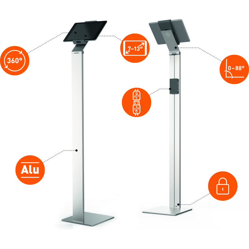 Support tablette sur pied TABLET HOLDER FLOOR