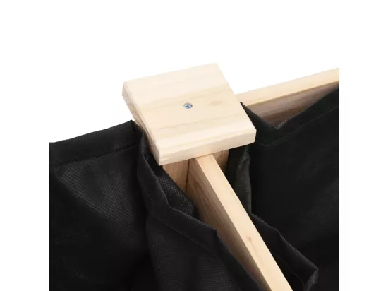 Jardinière bac lit surélevé bois marron 161 x 45 x 76 cm 02_0038124