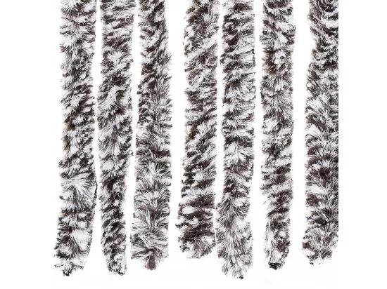 Moustiquaire Marron et beige 100 x 220 cm Chenille