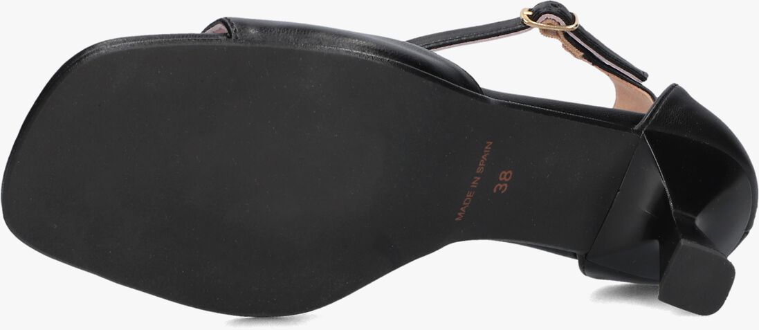 zwarte notre-v sandalen met hak 2655s