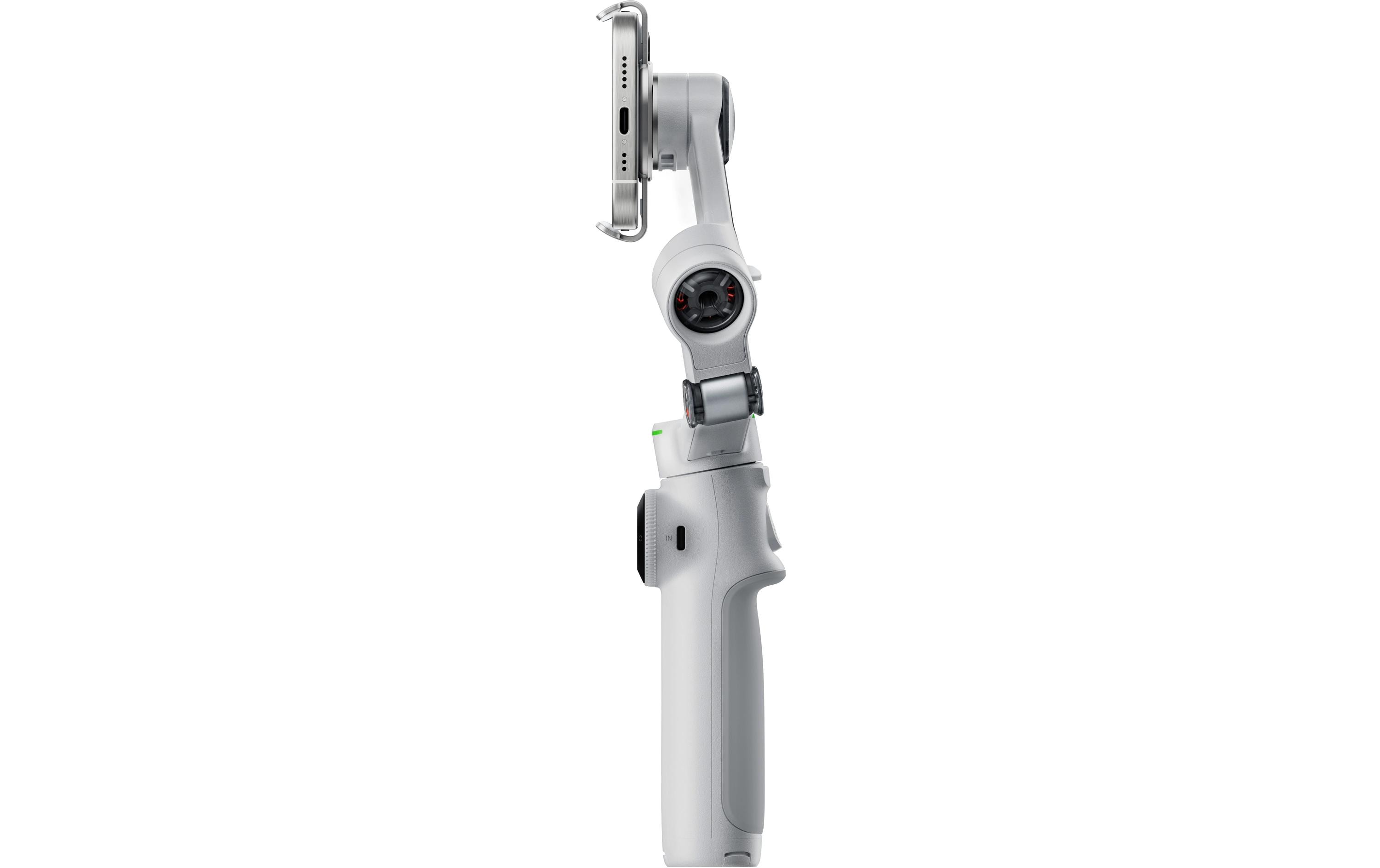 Gimbal Flow 2 Pro Creator-Paket Grau<br>Ultimativer Kl-Tracking-Stabilisator mit Spotlight, magnetischer Handyhalterung und USB-C-Ladekabel