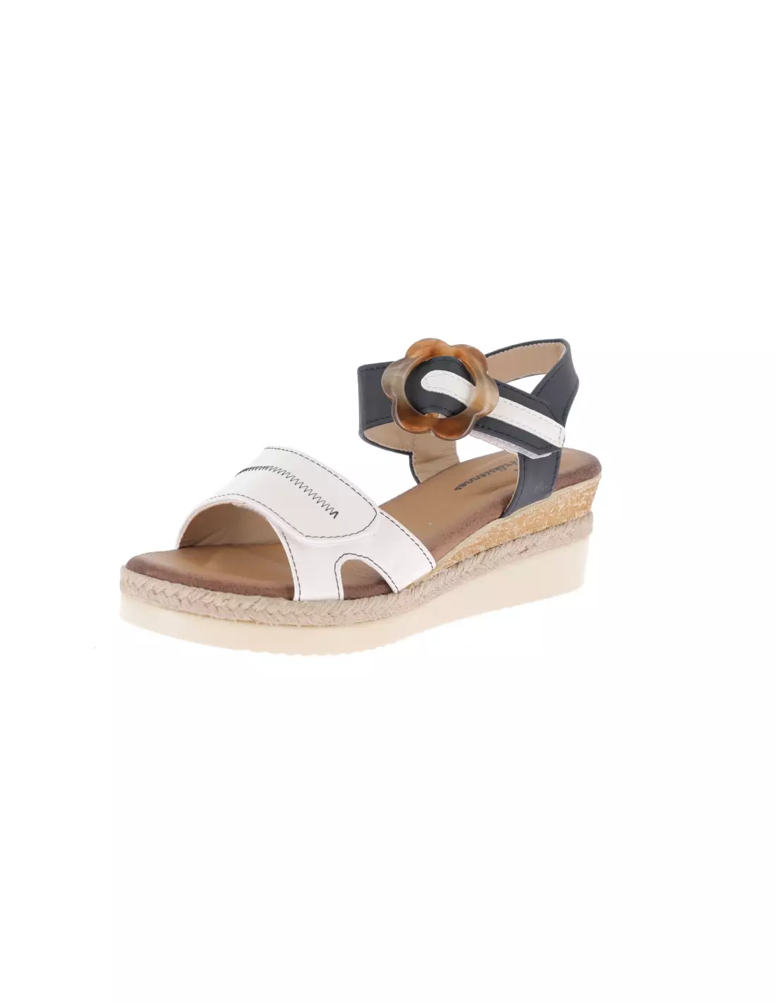 LES ARLESIENNES B924560 - Sandales & nu-pieds Whitenavy