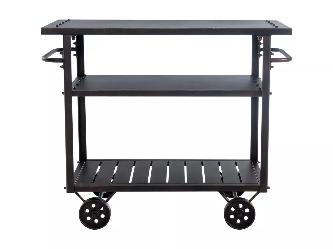 Chariot de service - Métal & Métal - Bronze - Spring
