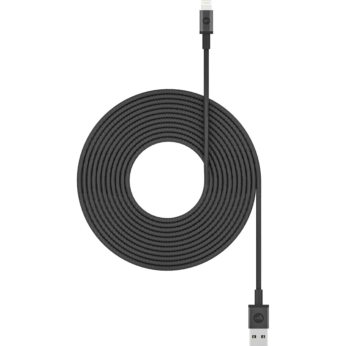 Mophie USB-A to Lightning ladekabel 3 m (sort)