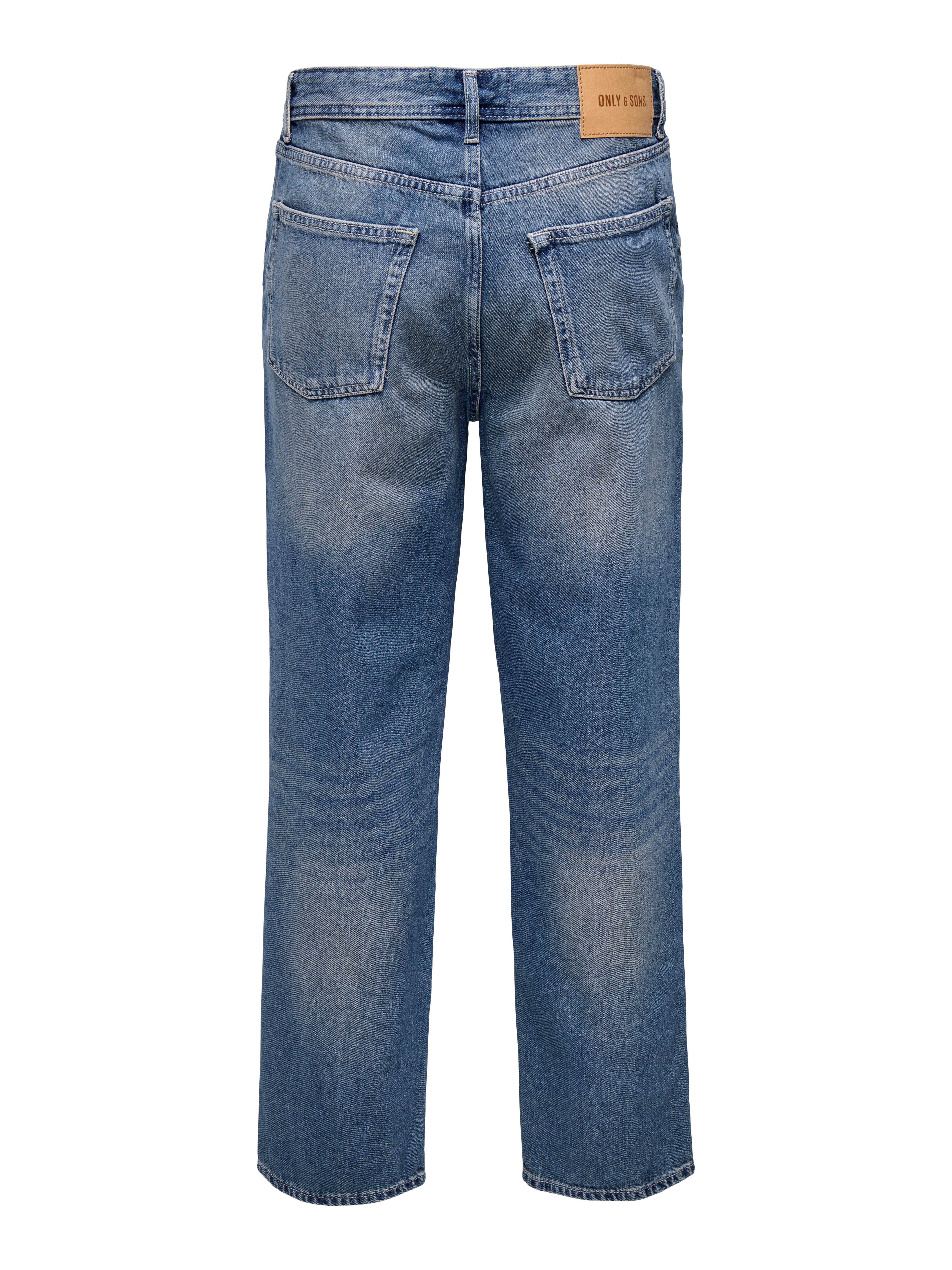 ONSFADE Mittlere Taille Karotte, locker geschnitten Jeans Dark Medium Blue Denim
