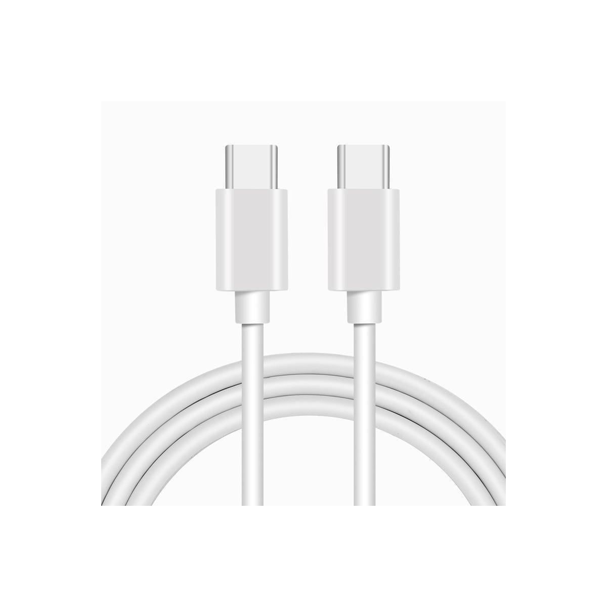 NÖRDIC 3m USB 2.0 USB-C til C-kabel 2,4A 480Mbps 12W