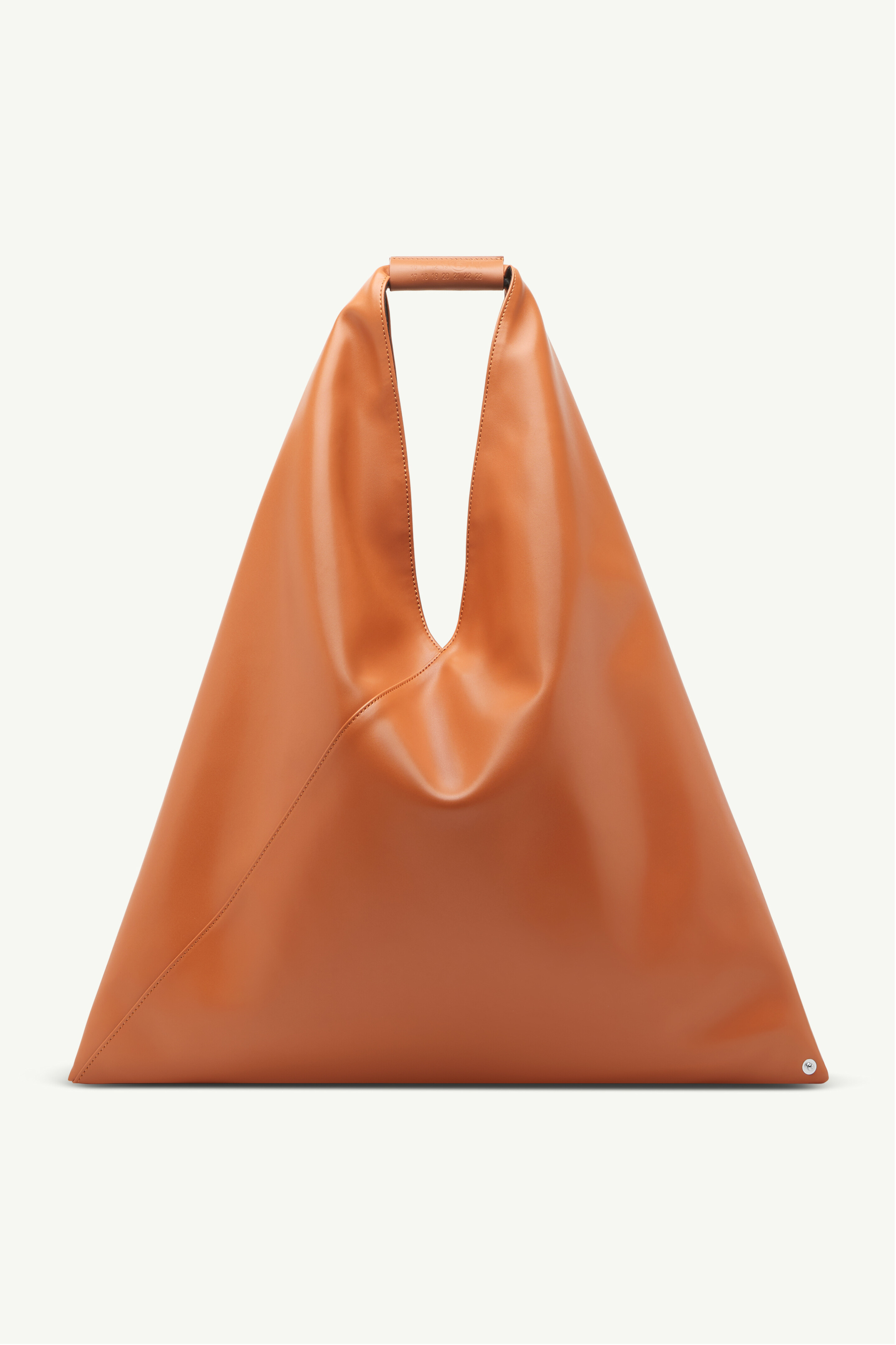 Sac moyen marron Japanese bag classic pour femme | MM6 Brun Adobe