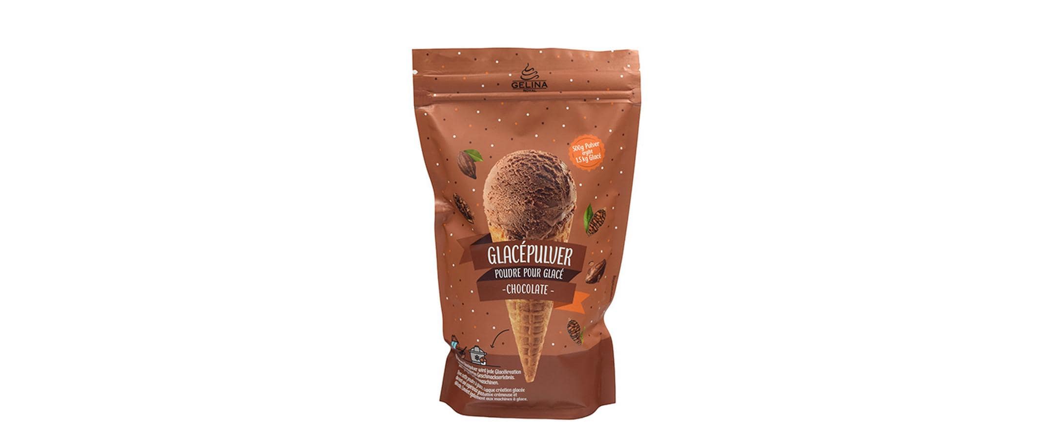 Royal Glacé Chocolat 500 gSpeiseeispulver mit Schokoladengeschmack