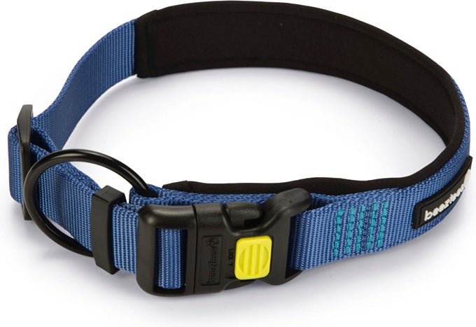 Beeztees hondenhalsband Parinca Premium blauw 55-60 x 3 cm