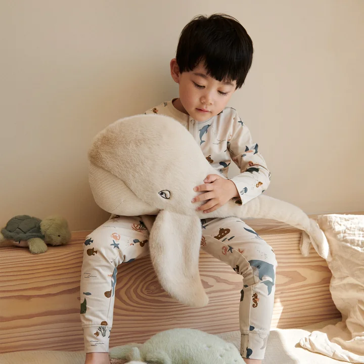LIEWOOD - Berto Teddy Pinguin, sandy / dunkelgrau