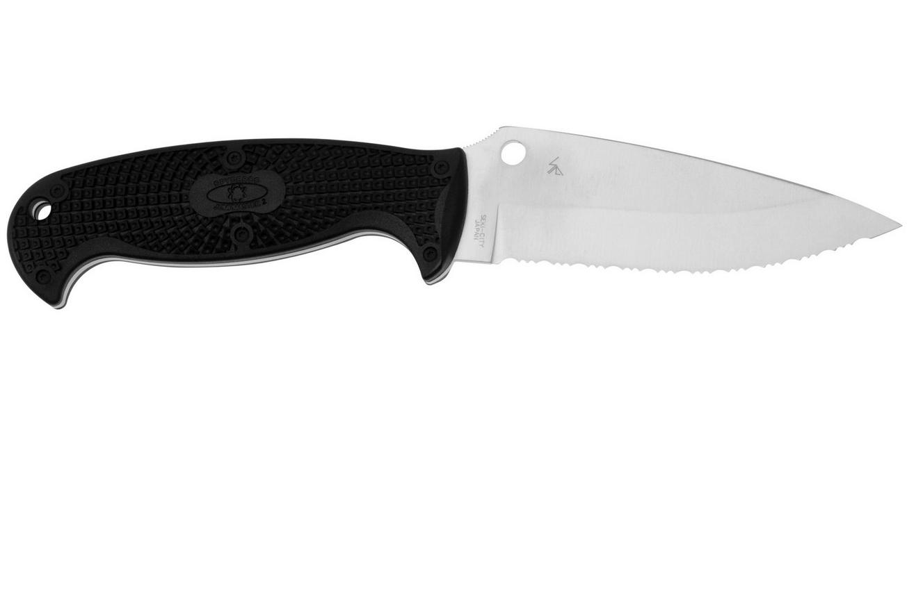 Spyderco Jumpmaster 2.0 H2 FB24SBK2 serrated, vaststaand mes