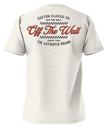 T-shirt manches courtes Vans Custom Classic Marshmallow