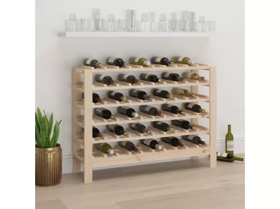 Casier à vin 109,5x30x82 cm Bois de pin massif