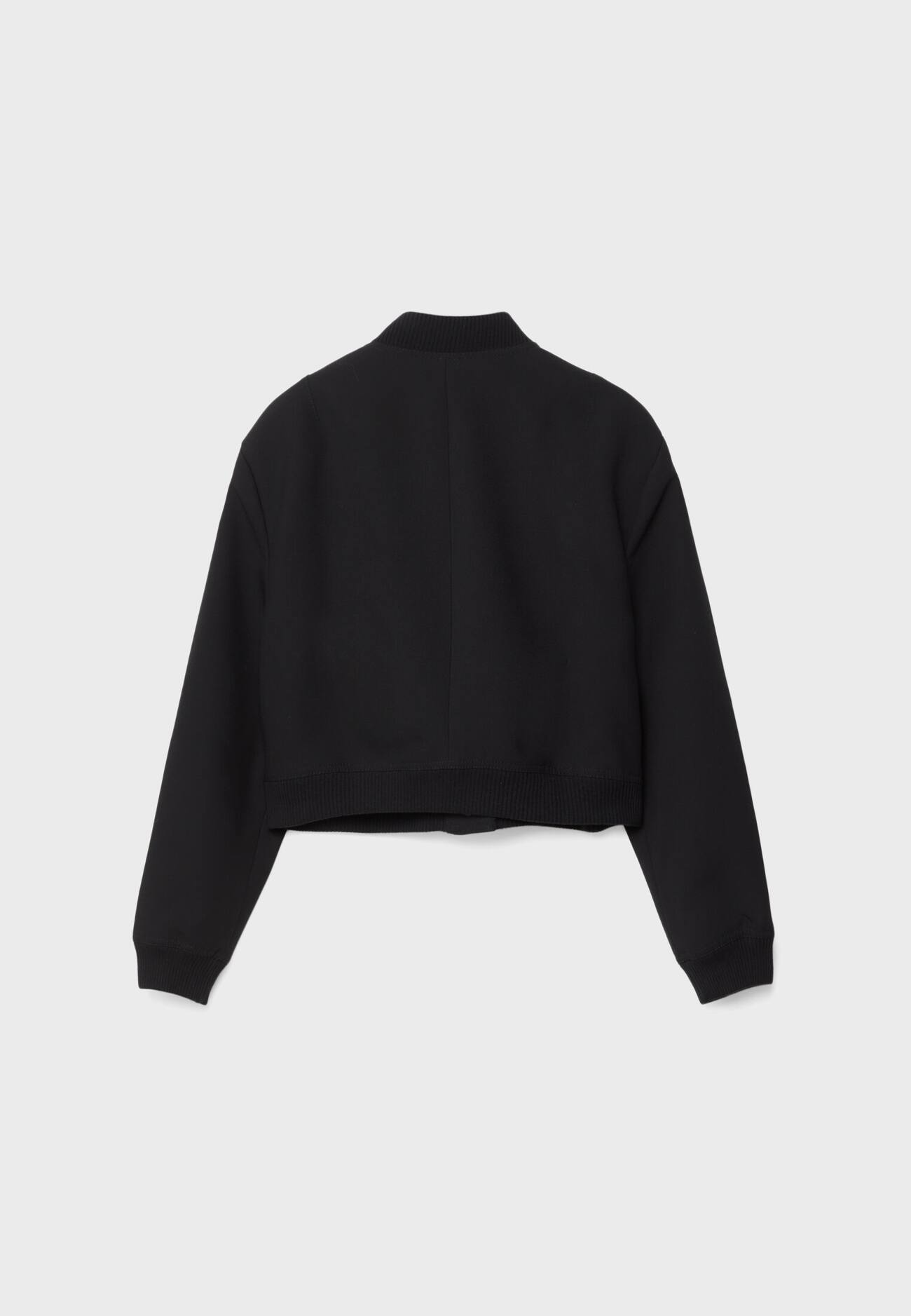 Jaqueta bomber com bolsos grandes