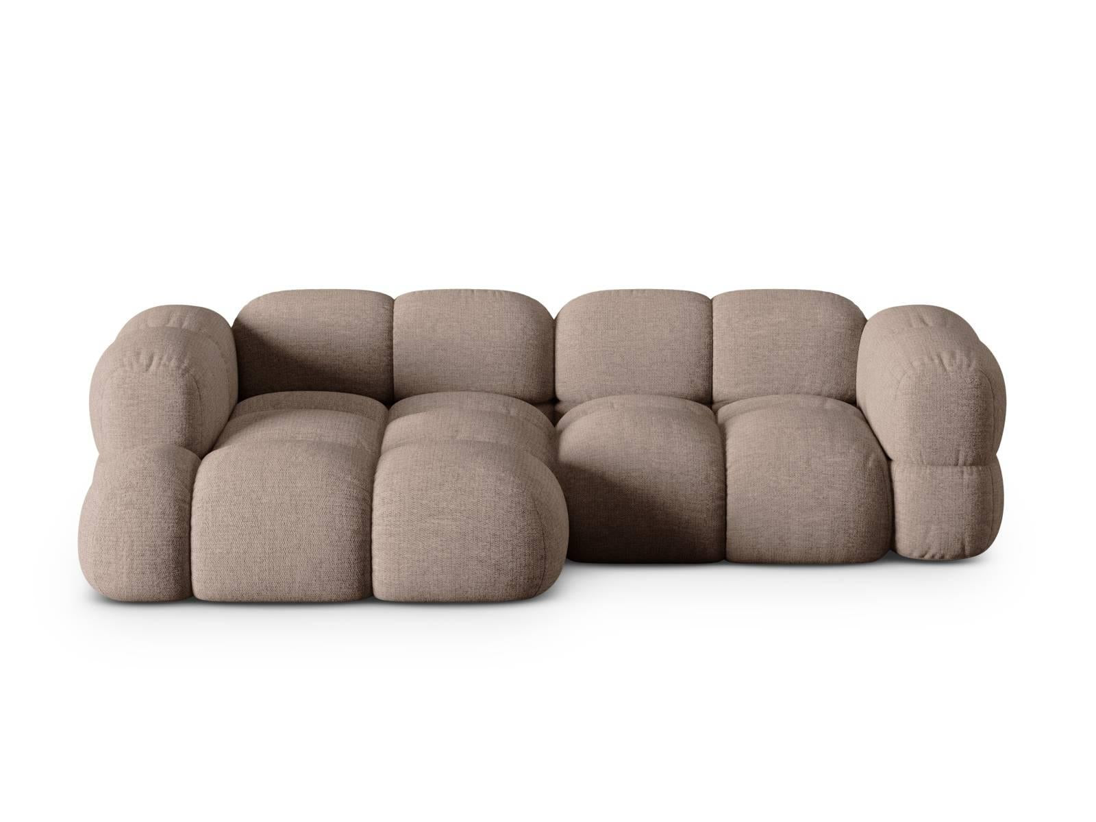 Cosmopolitan Design Loretto 2,5-zits Hoekbank Links - Cappuccino