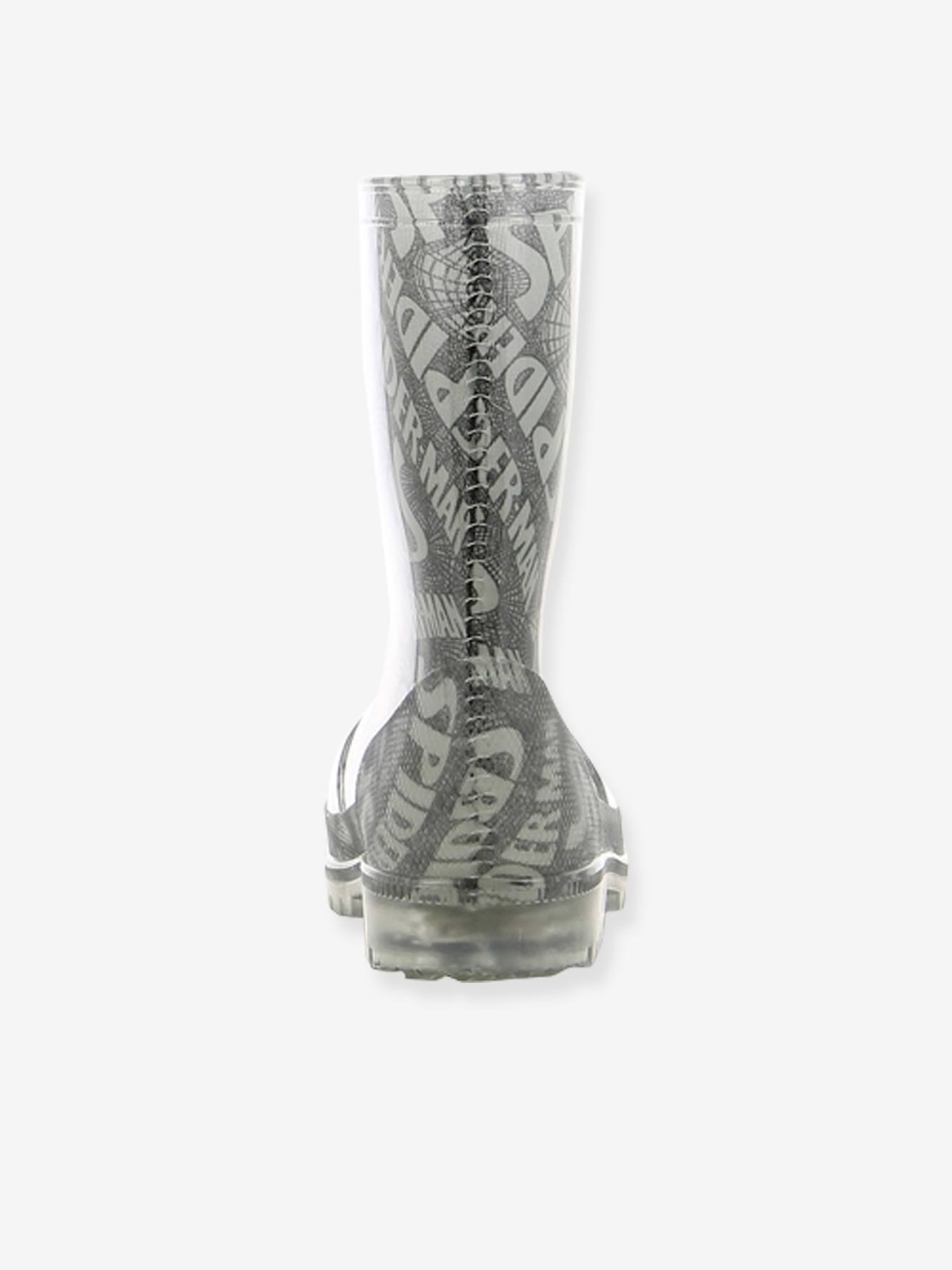 Botas de chuva cinza-claro com estampa do Homem-Aranha® e sola luminosa.