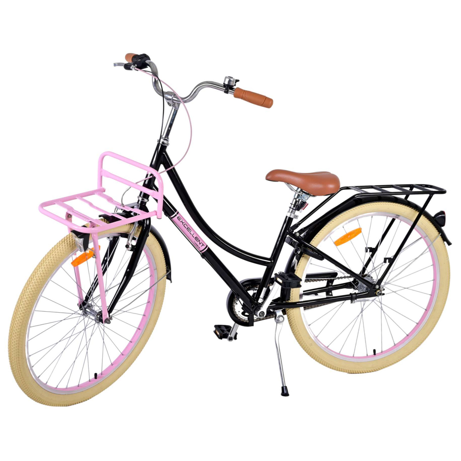 Volare Excellent Fiets - 26 inch - Zwart - Shimano Nexus