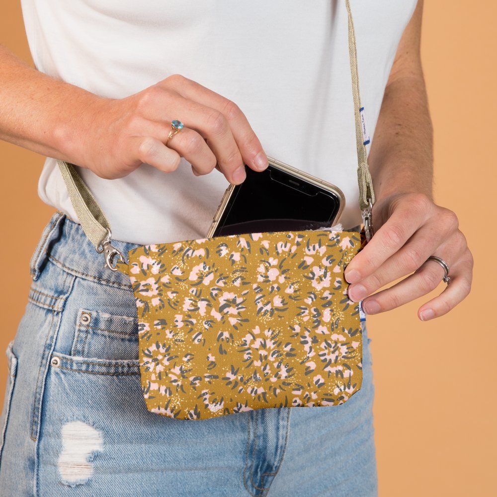 Mini Pochette Tissu Gypso Ocre