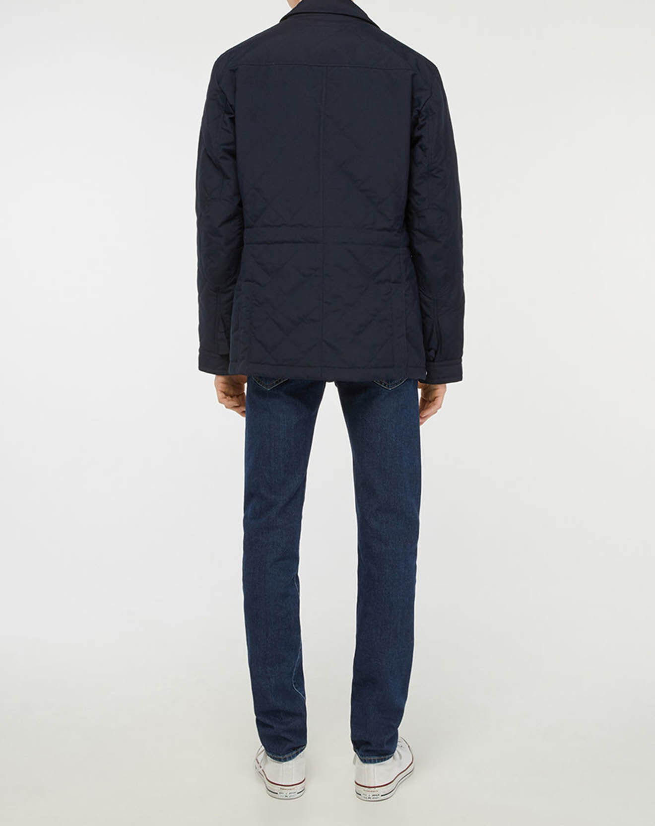 Hackett London Veste matelassée classique imperméable bleu marine