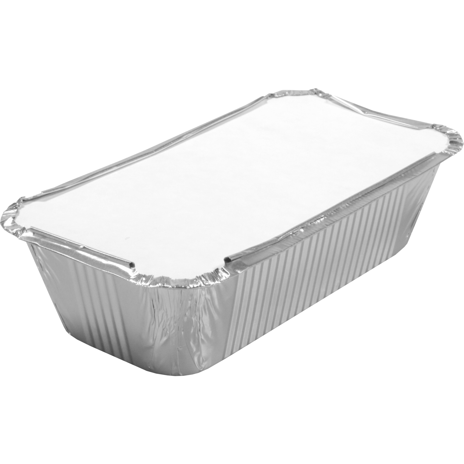 Bak, Aluminium, 700ml, opstaande rand, 203x110x59mm, zilver