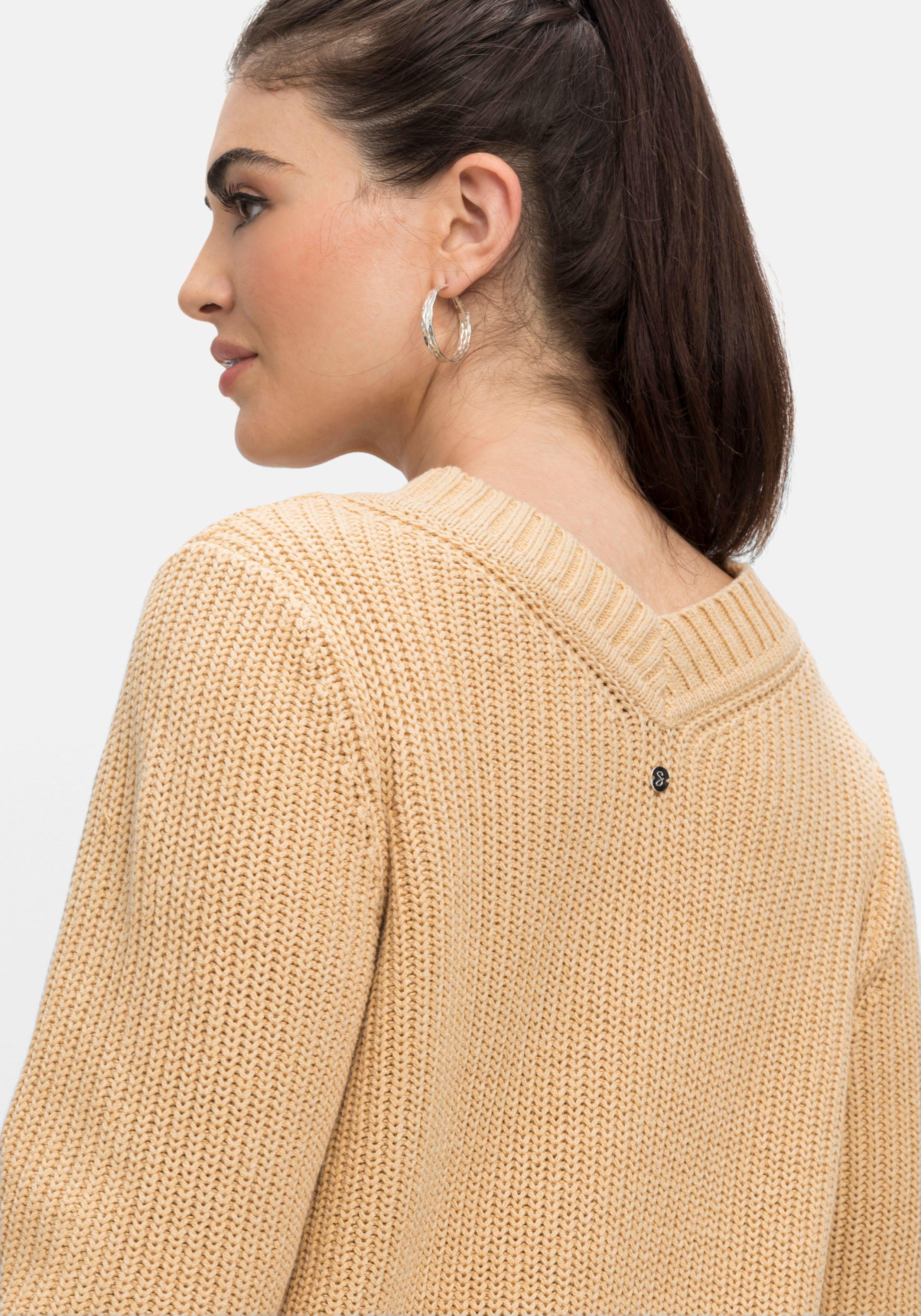 Pullover in Perlfangstruktur, weiche Qualität