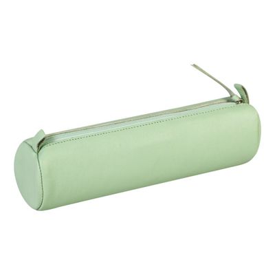 Clairefontaine - Trousse ronde - cuir teinté - disponible dans différentes couleurs