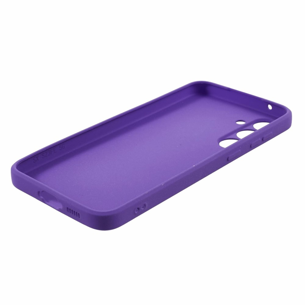 Samsung Galaxy S23 FE Gummi Case Hülle mit Kameraschutz - Violett (Matt)