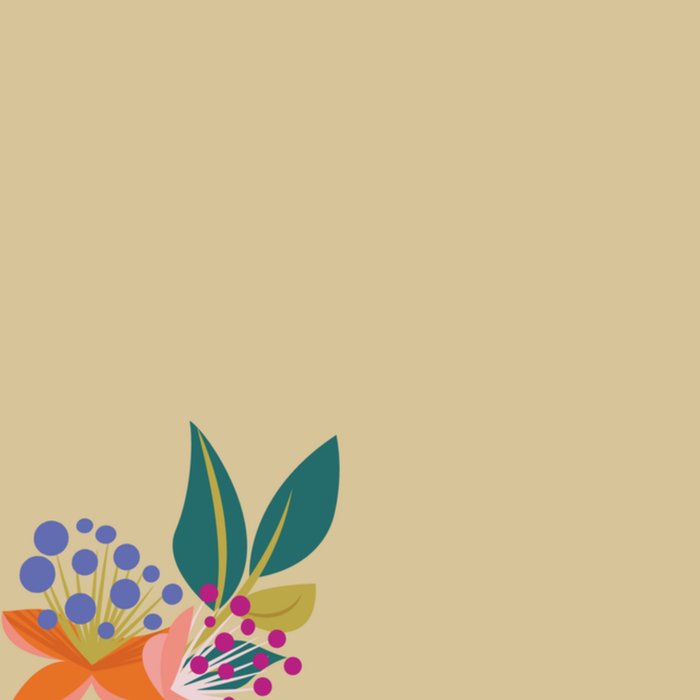 TMS | Condoleancekaart | bloemen