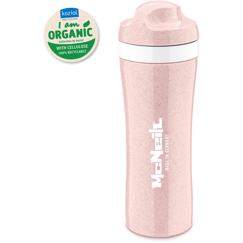 McNeill Trinkflasche Koziol Organic, 425 ml, pink, 1 Stück