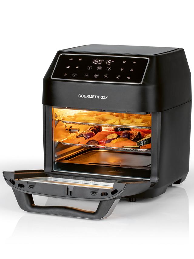 GOURMETmaxx 4-in-1 Multifunktions-Airfryer mit 60-Minuten-Timerfunktion, 12 L, 1700 W