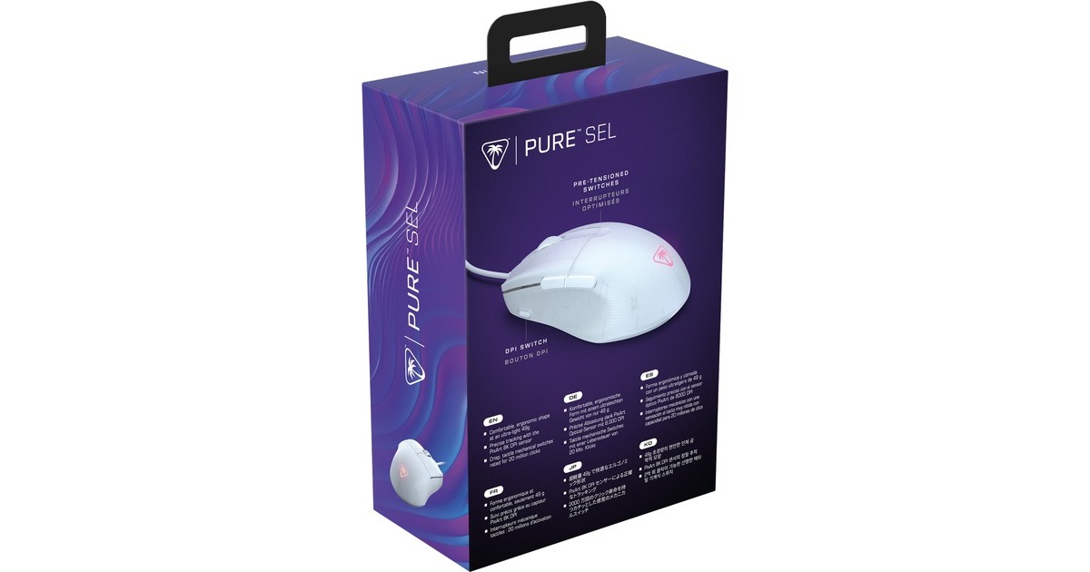 Turtle BeachPure SEL gaming muis  (Wit, 50 - 8.000 Dpi, RGB)