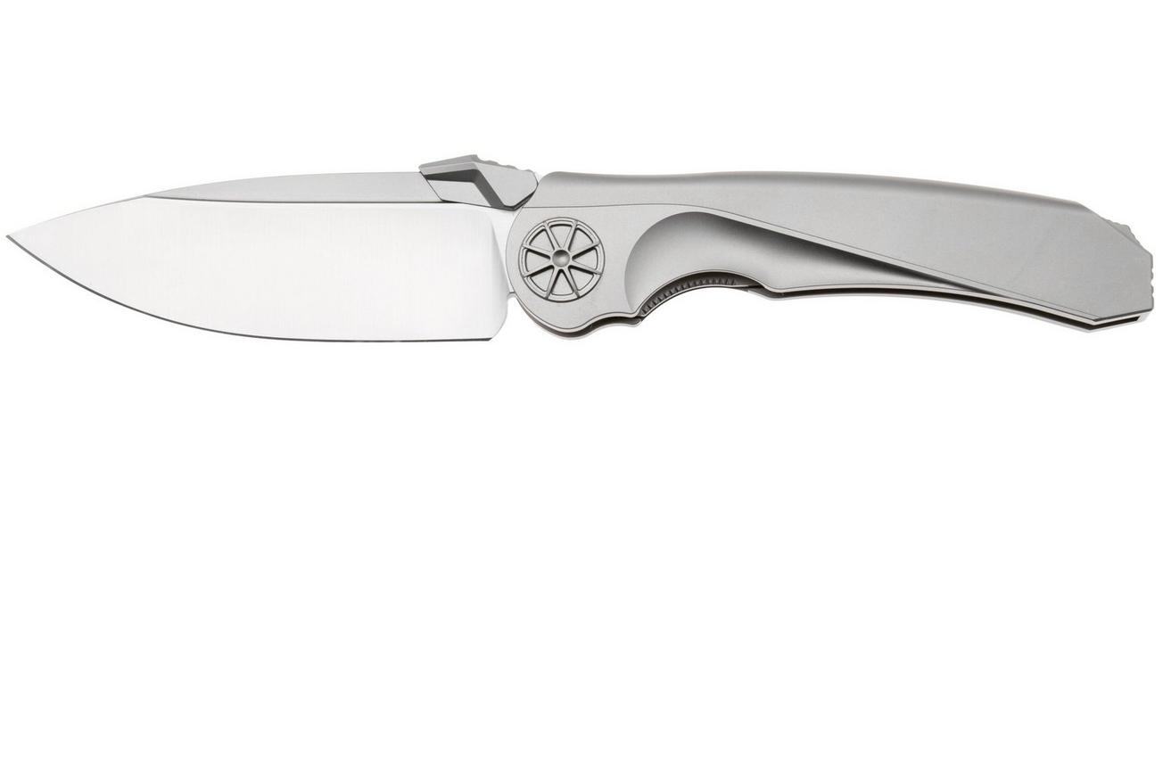 Rike Knife Tissot 1 Satin M390, Titanium, zakmes