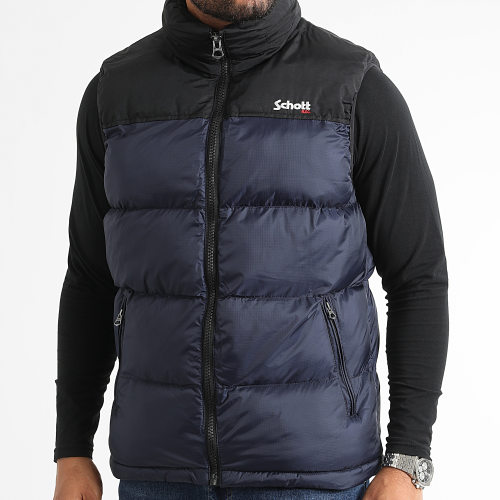 Doudoune Capuche Sans Manches Utahv Bleu Marine