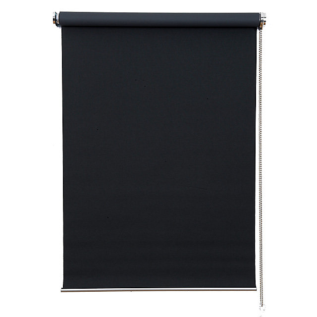Store enrouleur occultant Must Madeco l.150 x H.250cm gris anthracite