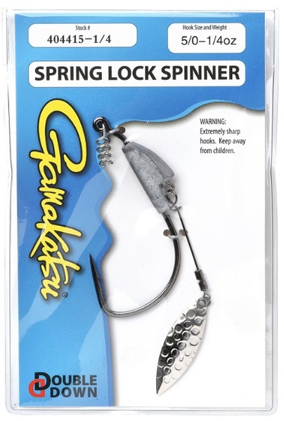 Hameçon pour Leurre Souple Gamakatsu Spring Lock Spinner