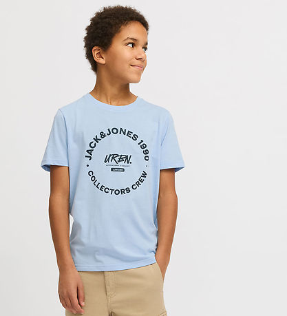Jack & Jones T-Shirt - JjSimon - Chambray Blue/BIG