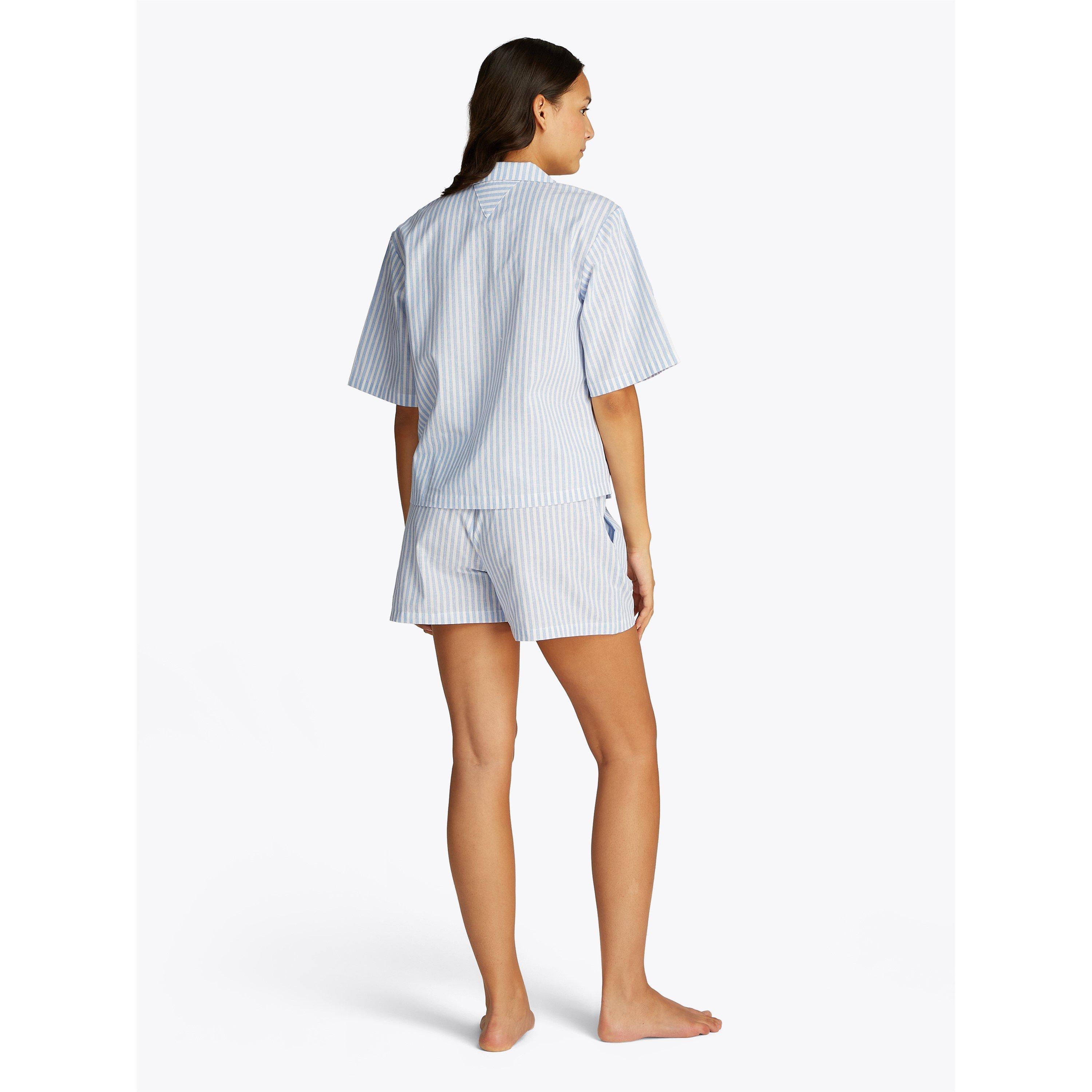 Tommy Hilfiger SS LINEN SHIRT SHORT SET