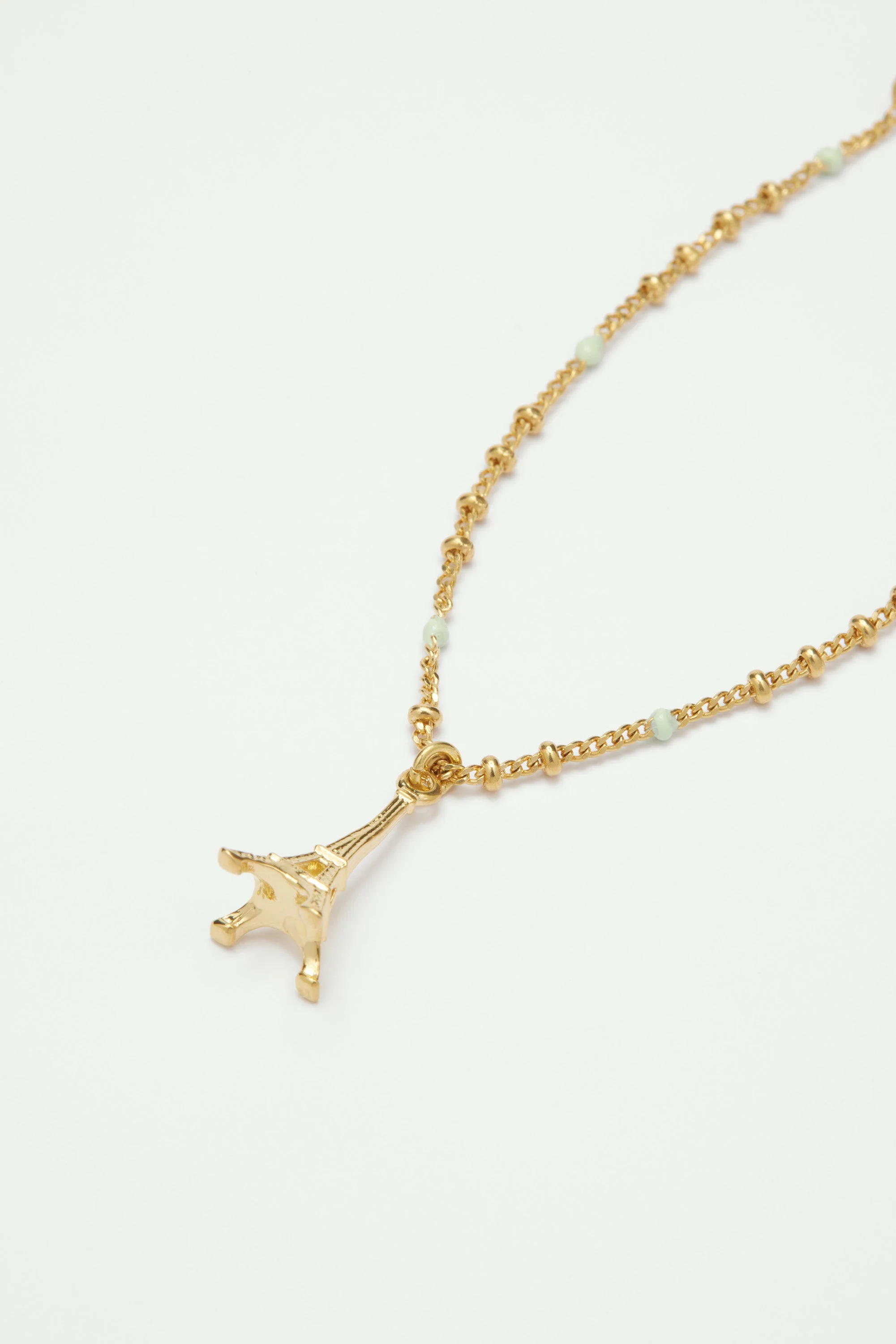 Bracelet pendentif tour eiffel | Bleu