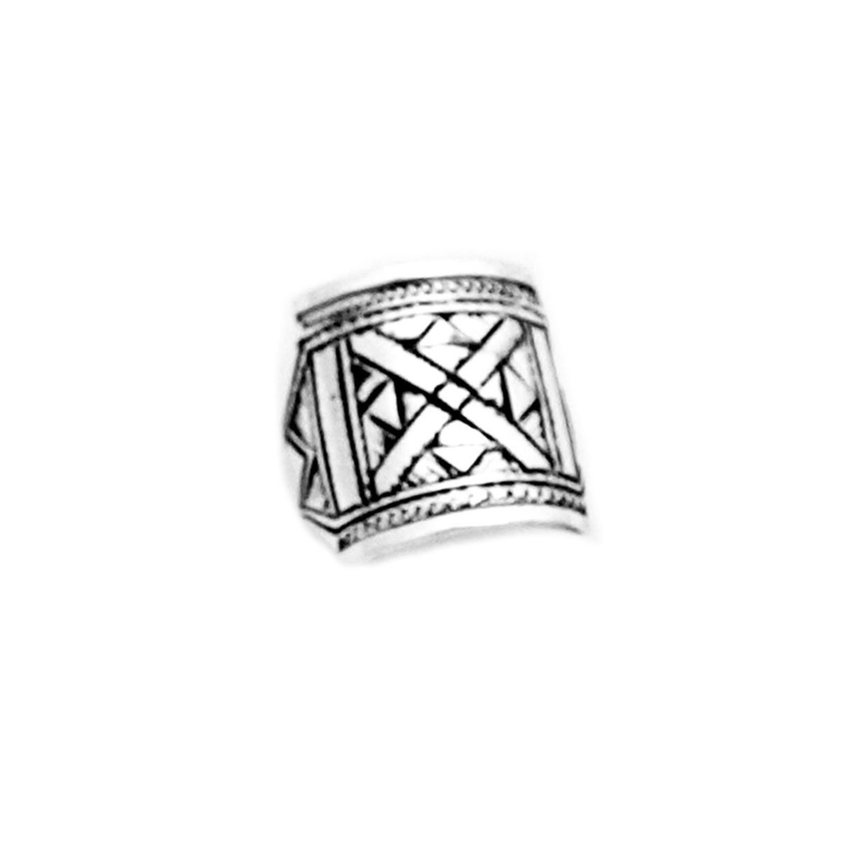 Bague Chevalière en Argent Gravé