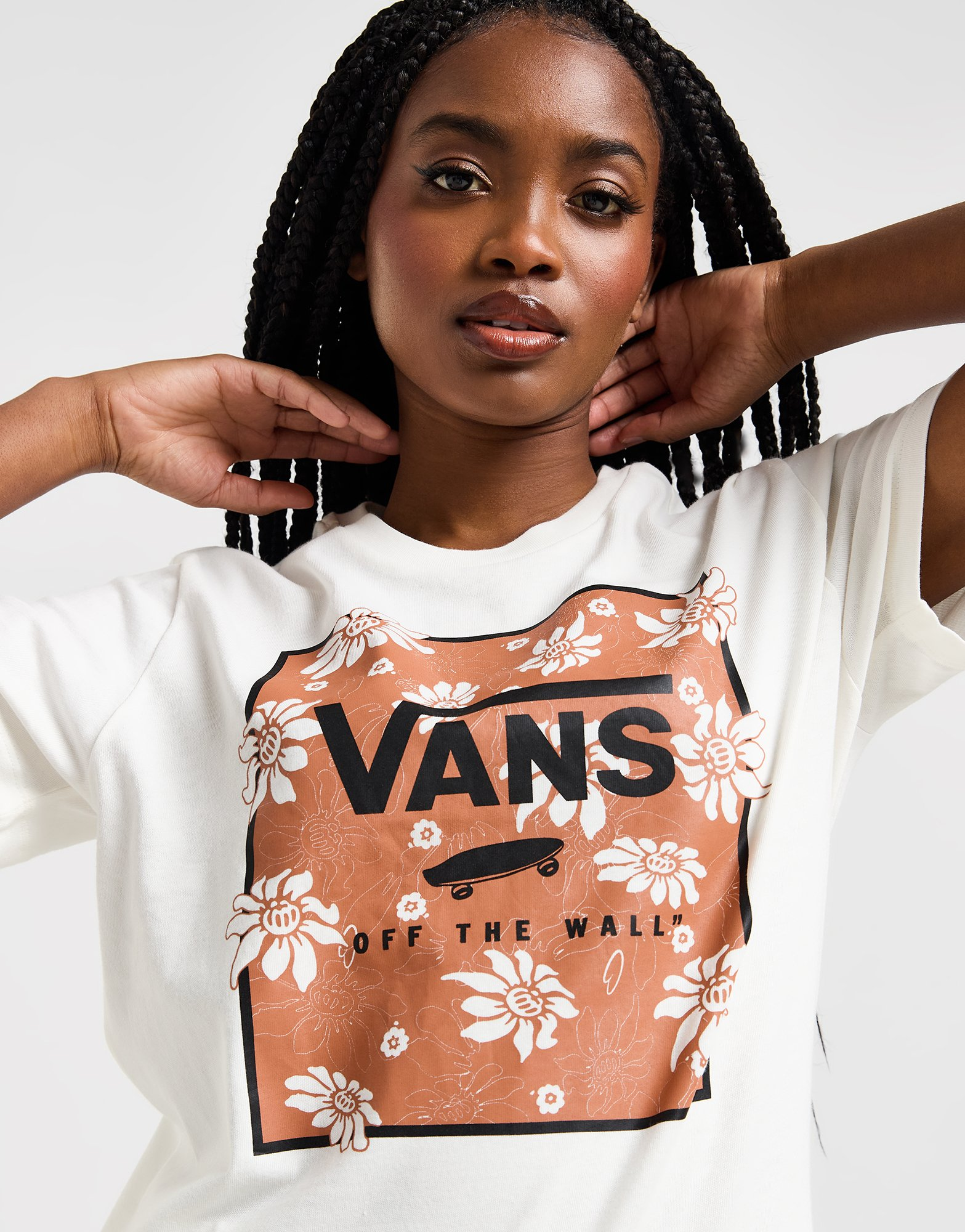 Vans T-shirt Flower Boxy Femme