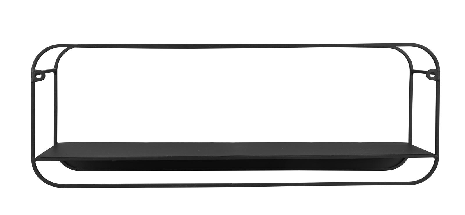 Wandregal Linda 50x18x15 cm Metall schwarz