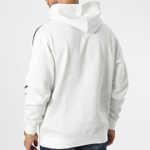 Sweat Capuche 1373813 Blanc Chiné