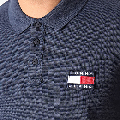 Polo Manches Courtes Tommy Badge 0327 Bleu Marine